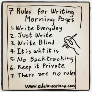 7 Rules for Writing Morning Pages